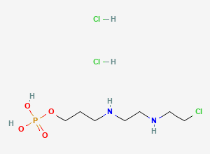 Two-dimensional chemical structure of Cyclophosphamide Related Compound D, CAS 158401-51-5