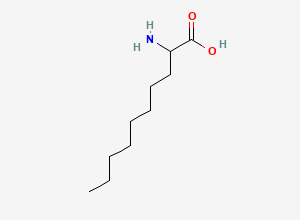 Two-dimensional chemical structure of 2-Amino-decanoic acid