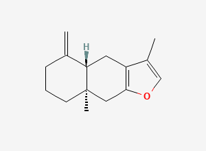 Two-dimensional chemical structure of Atractylon