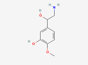 Two-dimensional chemical structure of Norparanephrine