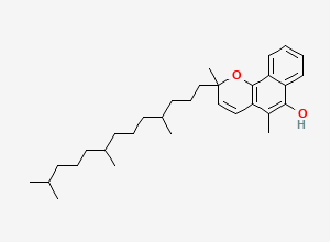 Two-dimensional chemical structure of Vitamin K1 Chromenol Impurity, CAS 34044-00-3