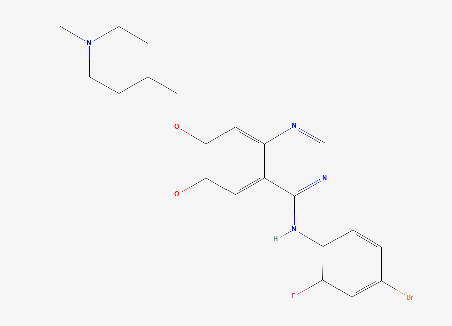 Two-dimensional chemical structure of Vandetanib