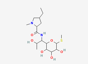 Two-dimensional chemical structure of Lincomycin Impurity 17