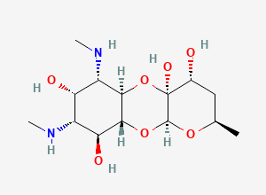 Two-dimensional chemical structure of Dihydrospectinomycin
