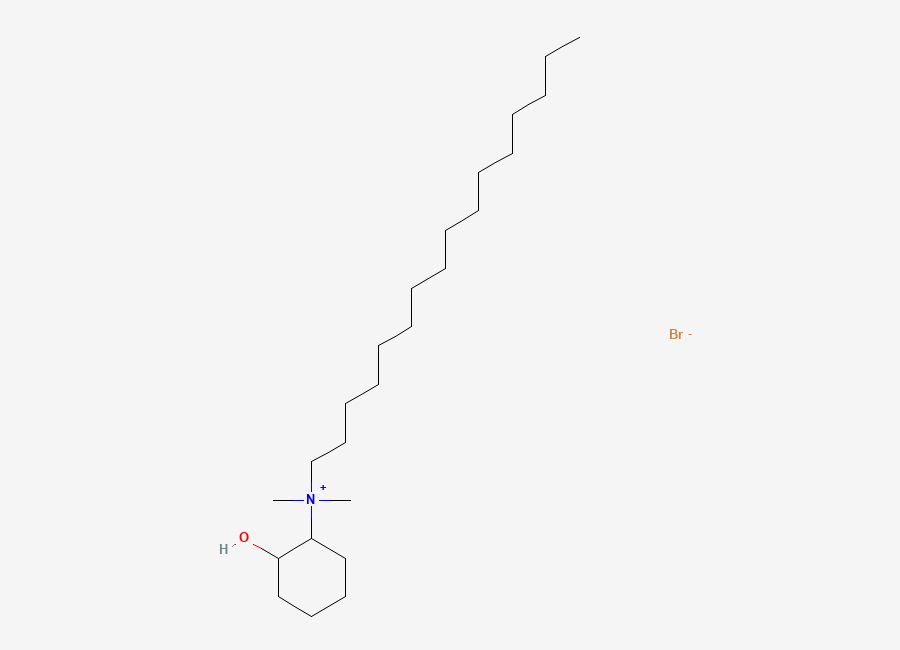 Two-dimensional chemical structure of Cethexonium Bromide, CAS 1794-74-7