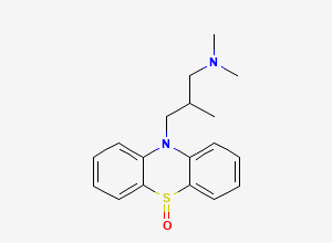 Two-dimensional chemical structure of Alimemazine Hemitartrate EP Impurity, CAS 10071-07-5
