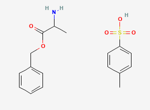 Two-dimensional chemical structure of L-Alanine benzyl ester p-toluenesulfonate salt, CAS 42854-62-6