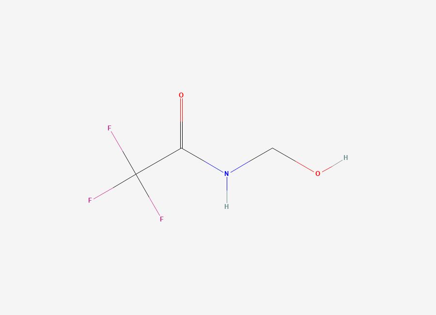 Two-dimensional chemical structure of 2,2,2-Trifluoro-N-(hydroxymethyl)acetamide