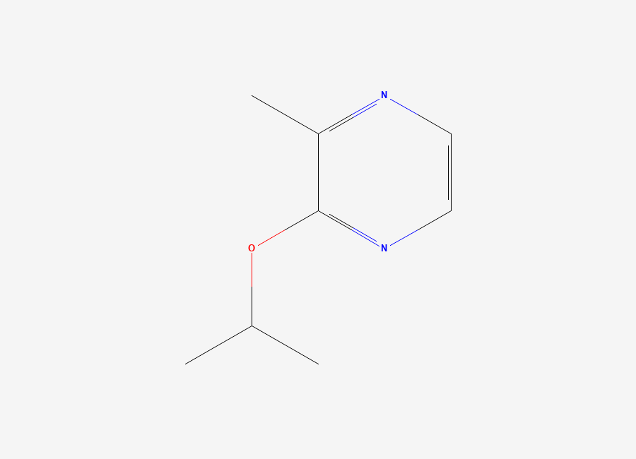 Two-dimensional chemical structure of 2-Isopropoxy-3-methylpyrazine