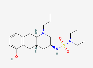 Two-dimensional chemical structure of Quinagolide, CAS 87056-78-8