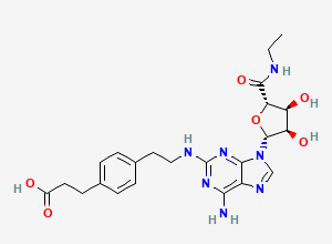 Two-dimensional chemical structure of Cgs 21680