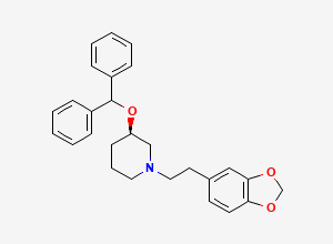 Two-dimensional chemical structure of Zamifenacin
