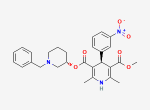 Two-dimensional chemical structure of Benidipine Impurity U