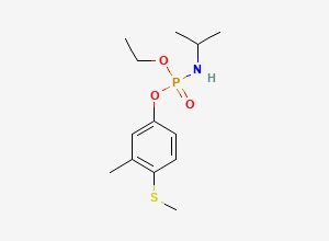 Two-dimensional chemical structure of Fenamiphos, CAS 22224-92-6