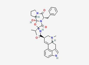 Two-dimensional chemical structure of Ergocristine, CAS 511-08-0