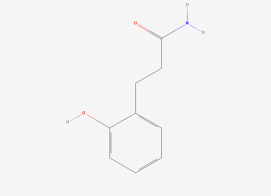 Two-dimensional chemical structure of 3-(2-Hydroxyphenyl)propanamide