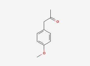 Two-dimensional chemical structure of Mebeverine EP Impurity A, CAS 122-84-9
