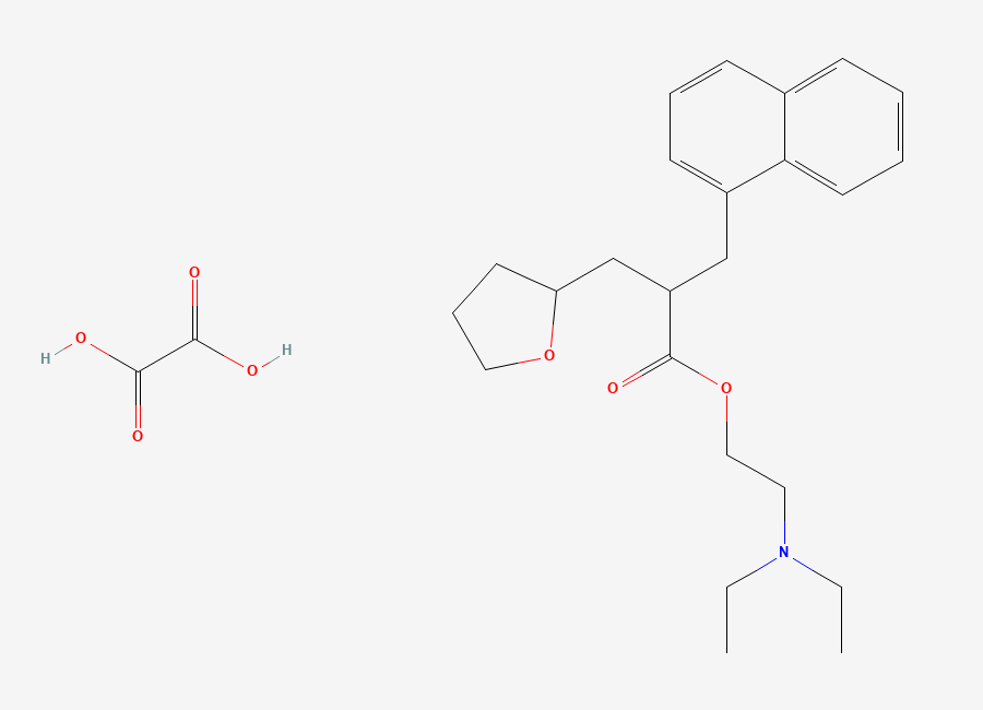 Two-dimensional chemical structure of Naftidrofuryl Oxalate