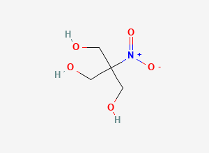 Two-dimensional chemical structure of Tris(hydroxymethyl)nitromethane, CAS 126-11-4