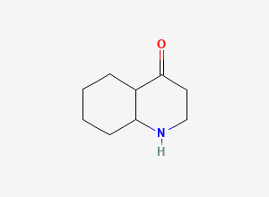 Two-dimensional chemical structure of Octahydro-4(1h)-quinolinone