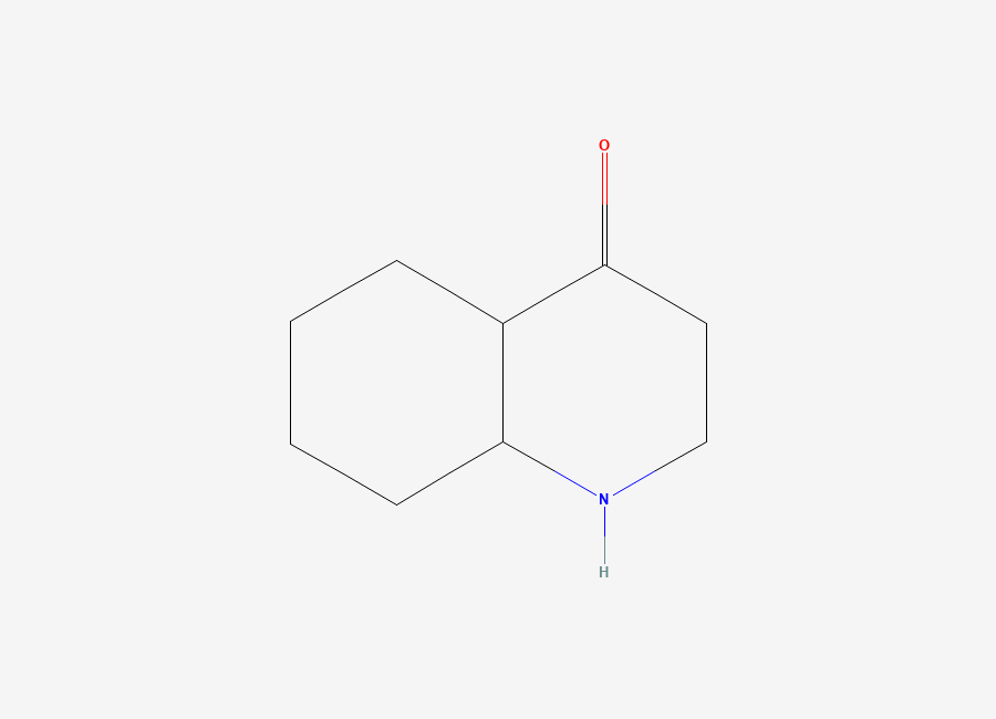 Two-dimensional chemical structure of Octahydro-4(1h)-quinolinone