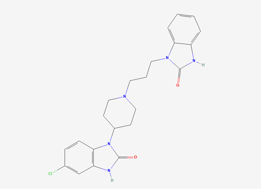 Two-dimensional chemical structure of Domperidone, CAS 57808-66-9