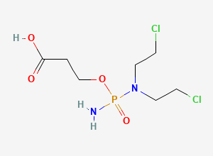 Two-dimensional chemical structure of Carboxyphosphamide, CAS 22788-18-7