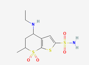 Two-dimensional chemical structure of Dorzolamide EP Impurity B (Free Base)/ Dorzolamide Related Compound B, CAS 120279-90-5