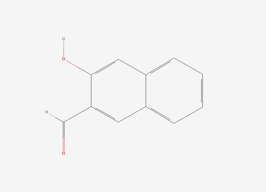 Two-dimensional chemical structure of 3-Hydroxynaphthalene-2-carbaldehyde