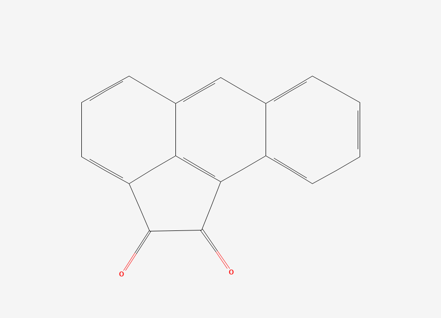 Two-dimensional chemical structure of 1,2-Aceanthrylenedione