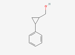 Two-dimensional chemical structure of (2-Phenylcyclopropyl)methanol