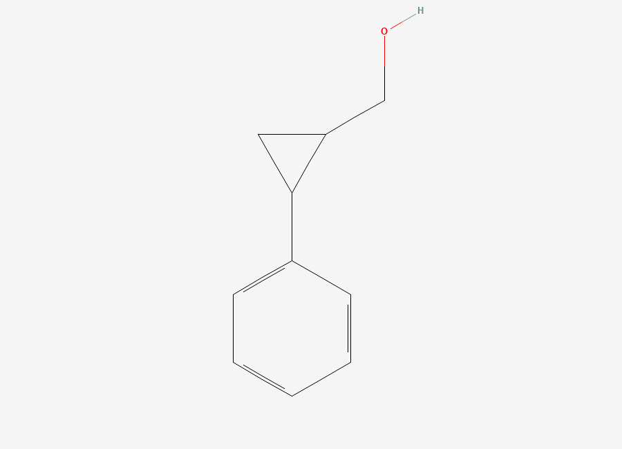 Two-dimensional chemical structure of (2-Phenylcyclopropyl)methanol
