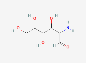 Two-dimensional chemical structure of 2-Amino-2-deoxyhexose