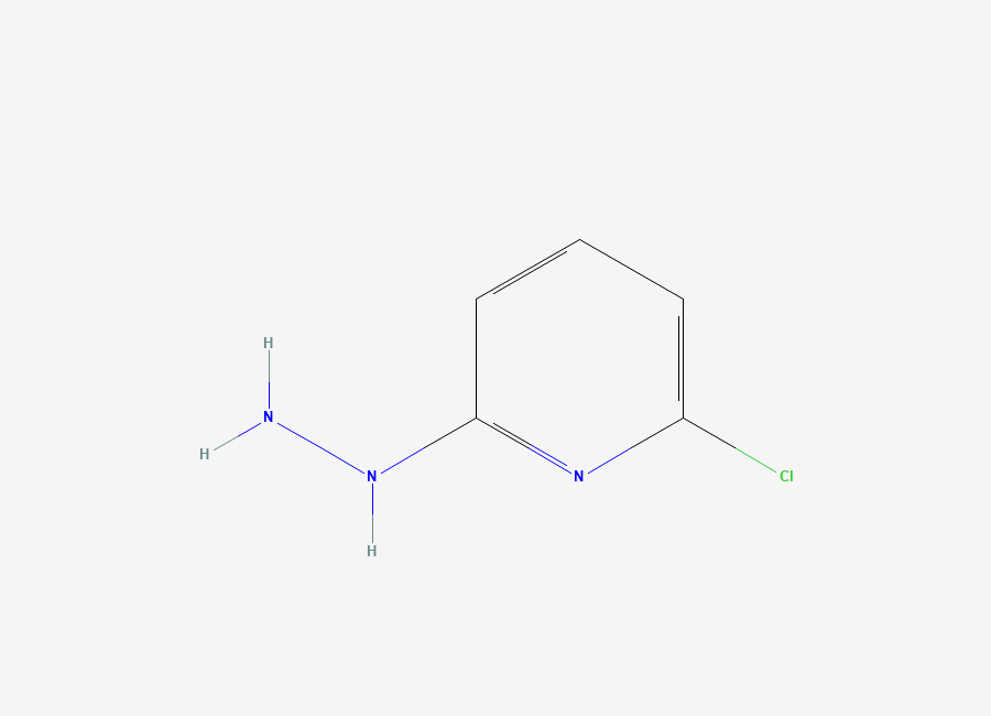 Two-dimensional chemical structure of 2-Chloro-6-hydrazinopyridine