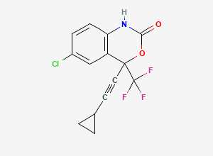 Two-dimensional chemical structure of Efavirenz Racemic, CAS 177530-93-7
