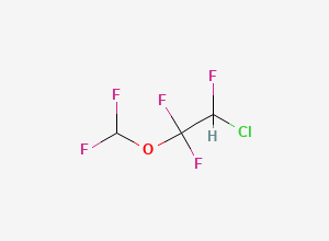 Two-dimensional chemical structure of Enflurane