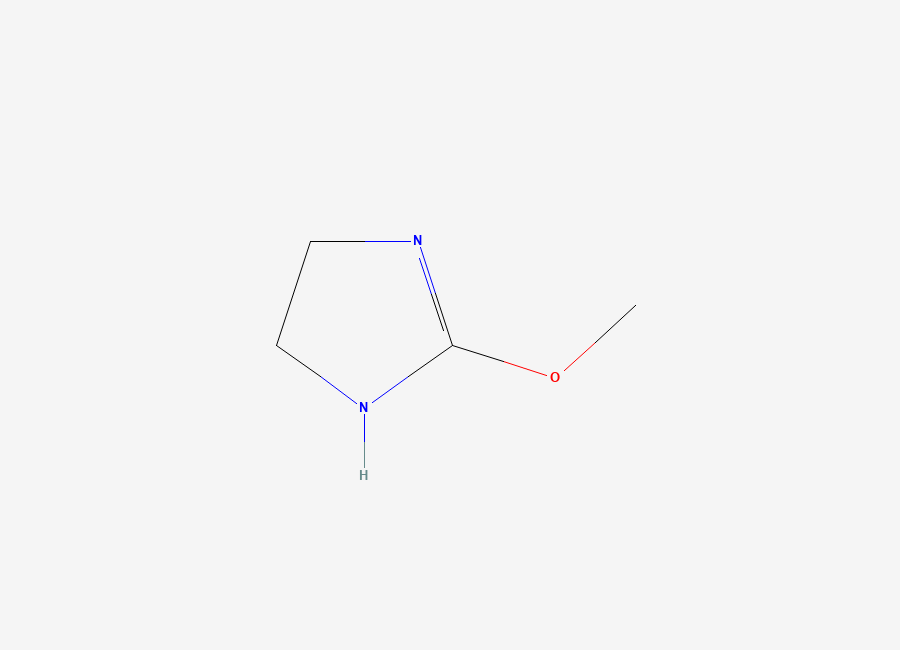 Two-dimensional chemical structure of 2-methoxy-4,5-dihydro-1H-imidazole