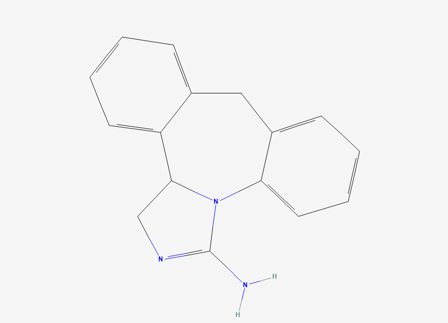 Two-dimensional chemical structure of Epinastine, CAS 80012-43-7