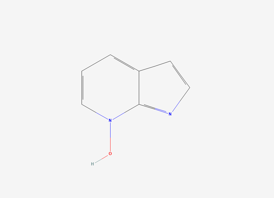 Two-dimensional chemical structure of 1H-pyrrolo(2,3-b)pyridin-7-ium-7-olate