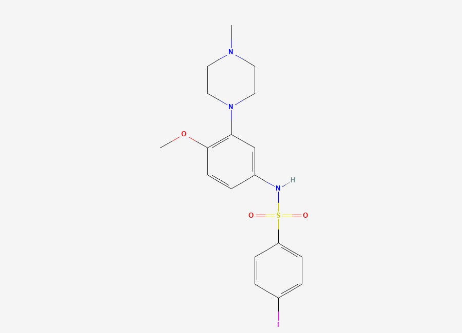 Two-dimensional chemical structure of SB 258585
