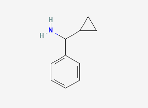 Two-dimensional chemical structure of Cyclopropyl(phenyl)methanamine