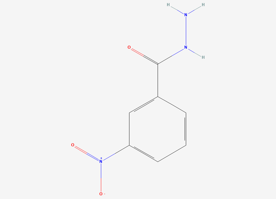 Two-dimensional chemical structure of 3-Nitrobenzohydrazide