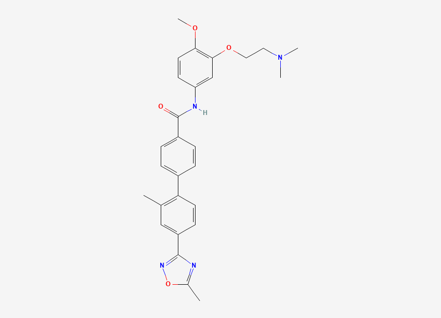Two-dimensional chemical structure of SB 216641