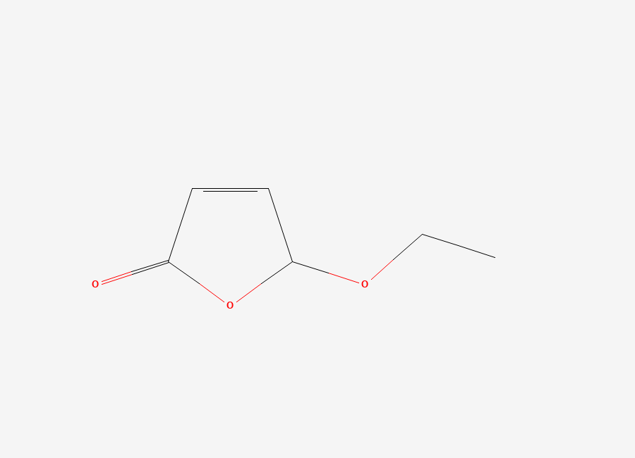 Two-dimensional chemical structure of 5-Ethoxy-5H-furan-2-one