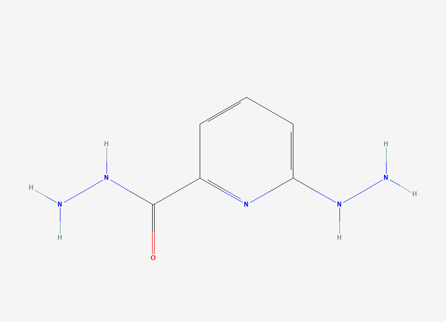 Two-dimensional chemical structure of 6-Hydrazinylpicolinohydrazide