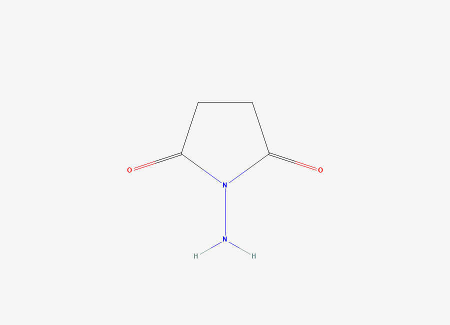 Two-dimensional chemical structure of 1-Aminopyrrolidine-2,5-dione