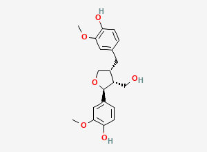 Two-dimensional chemical structure of (+)-Lariciresinol
