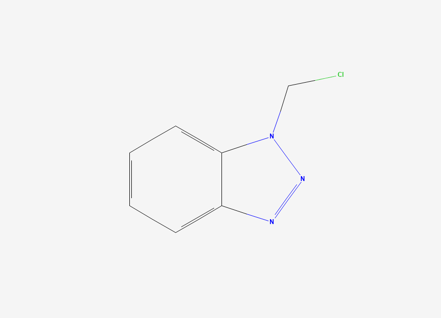 Two-dimensional chemical structure of 1-(Chloromethyl)-1H-benzotriazole