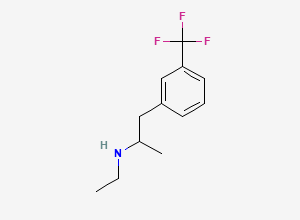 Two-dimensional chemical structure of Fenfluramine, CAS 458-24-2