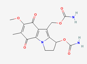 Two-dimensional chemical structure of Mitomycin Impurity 8